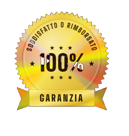Garanzia 100% soddisfatto o rimborsato